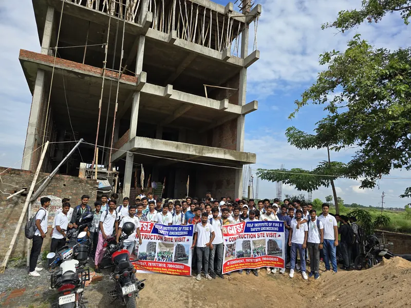 Construction site visit